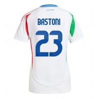 Italia Alessandro Bastoni #23 Vieraspaita Naiset EM-Kisat 2024 Lyhythihainen